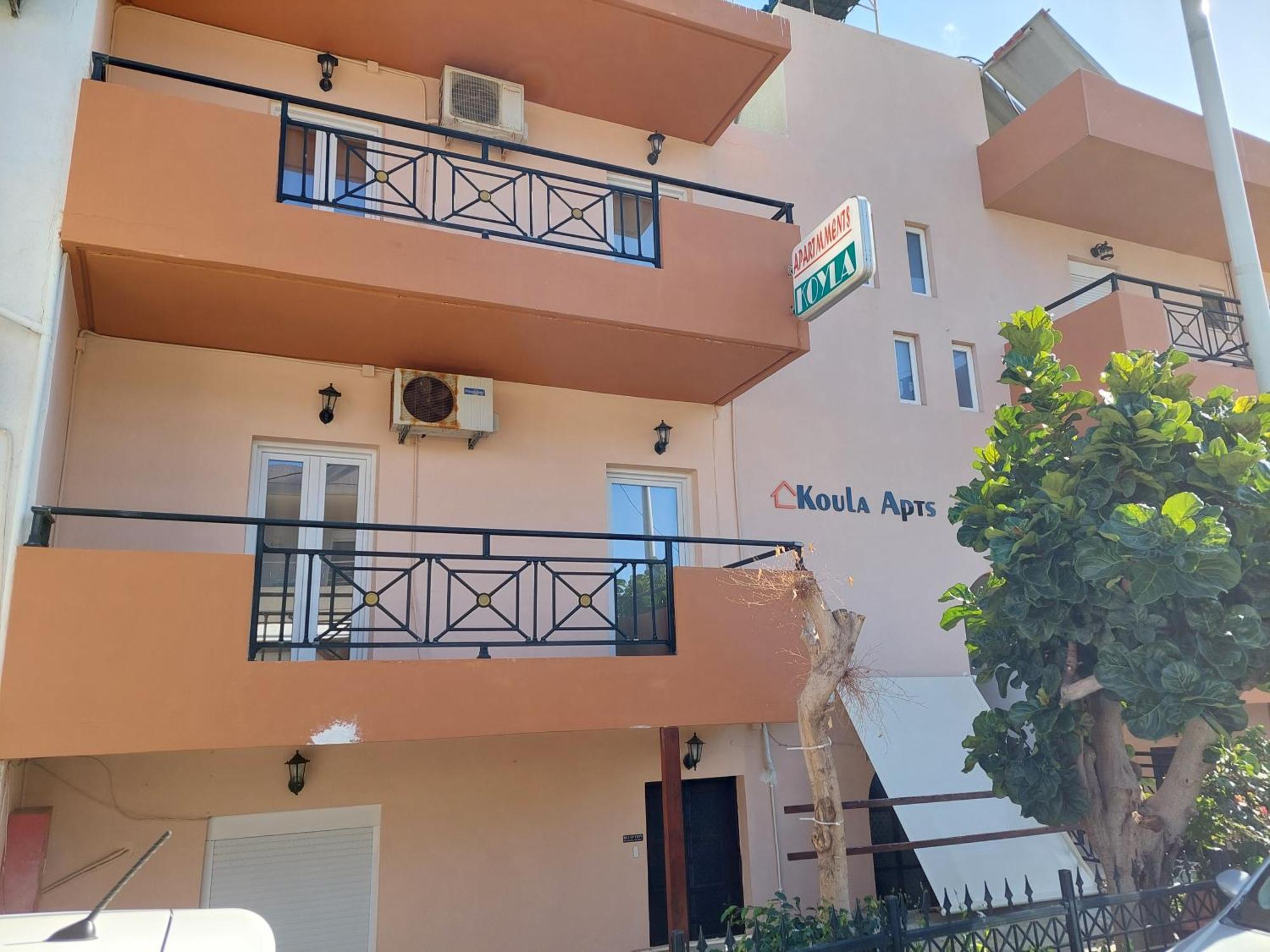 Koula Apartments Stalida Bagian luar foto